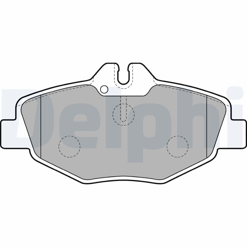 Комплект тормозных колодок, дисковый тормоз   LP1791   DELPHI