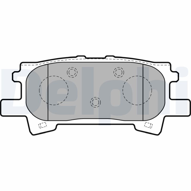 Комплект тормозных колодок, дисковый тормоз   LP1820   DELPHI