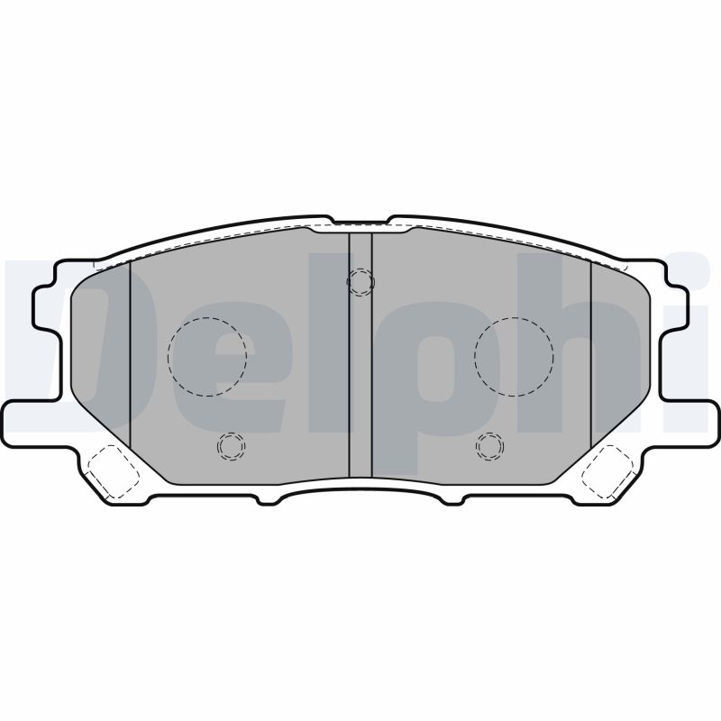 Комплект тормозных колодок, дисковый тормоз   LP1823   DELPHI