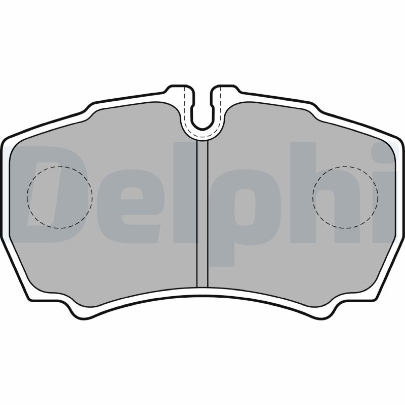 Комплект тормозных колодок, дисковый тормоз   LP1826   DELPHI