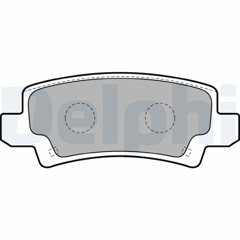 Комплект тормозных колодок, дисковый тормоз   LP1864   DELPHI