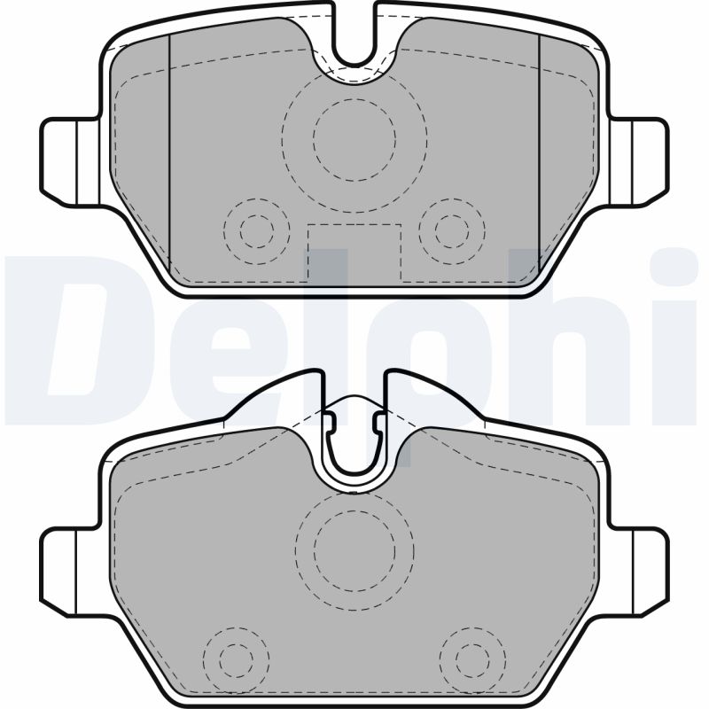 Комплект тормозных колодок, дисковый тормоз   LP1924   DELPHI