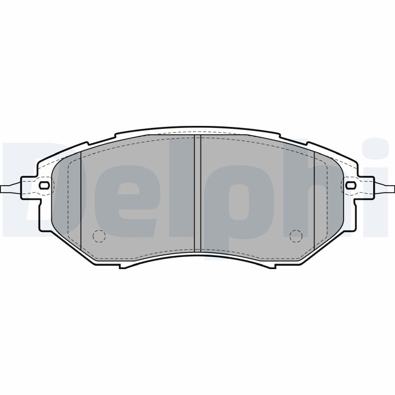 Комплект тормозных колодок, дисковый тормоз   LP1941   DELPHI