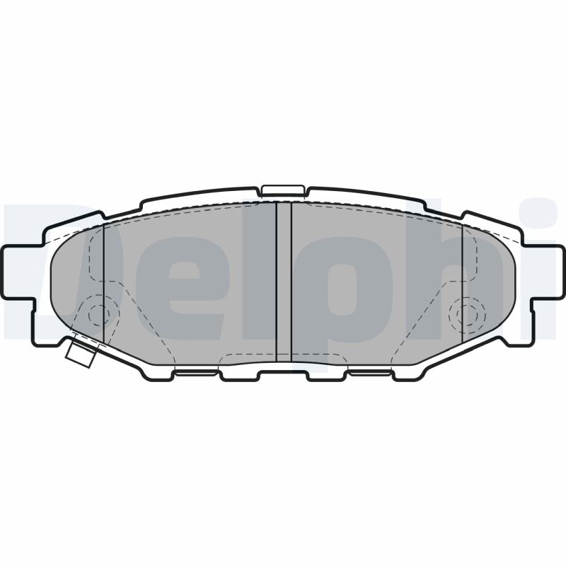 Комплект тормозных колодок, дисковый тормоз   LP1999   DELPHI