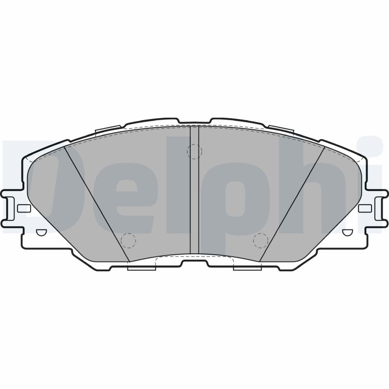 Комплект тормозных колодок, дисковый тормоз   LP2003   DELPHI