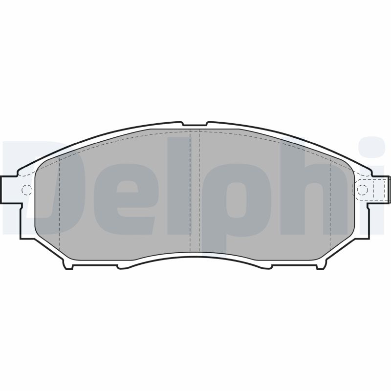 Комплект тормозных колодок, дисковый тормоз   LP2030   DELPHI