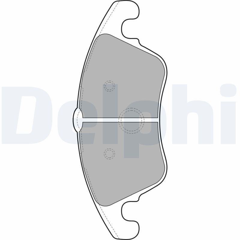 Комплект тормозных колодок, дисковый тормоз   LP2099   DELPHI