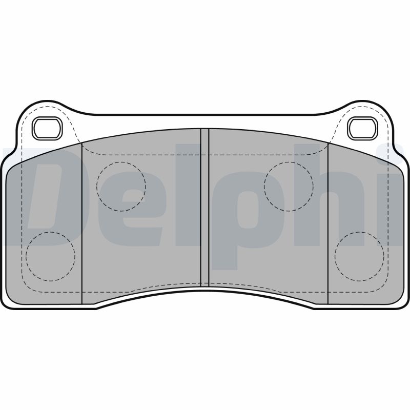Комплект тормозных колодок, дисковый тормоз   LP2113   DELPHI