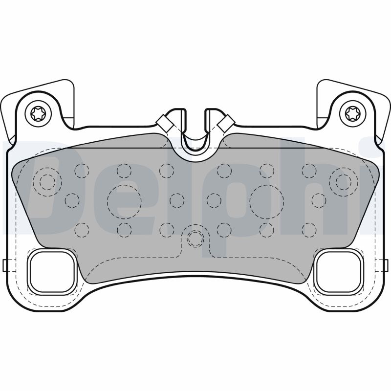 Комплект тормозных колодок, дисковый тормоз   LP2118   DELPHI