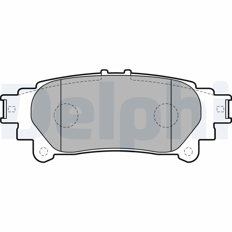 Комплект тормозных колодок, дисковый тормоз   LP2196   DELPHI
