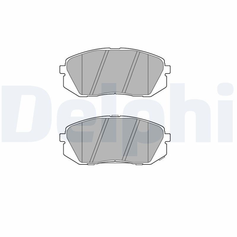 Комплект тормозных колодок, дисковый тормоз   LP2294   DELPHI