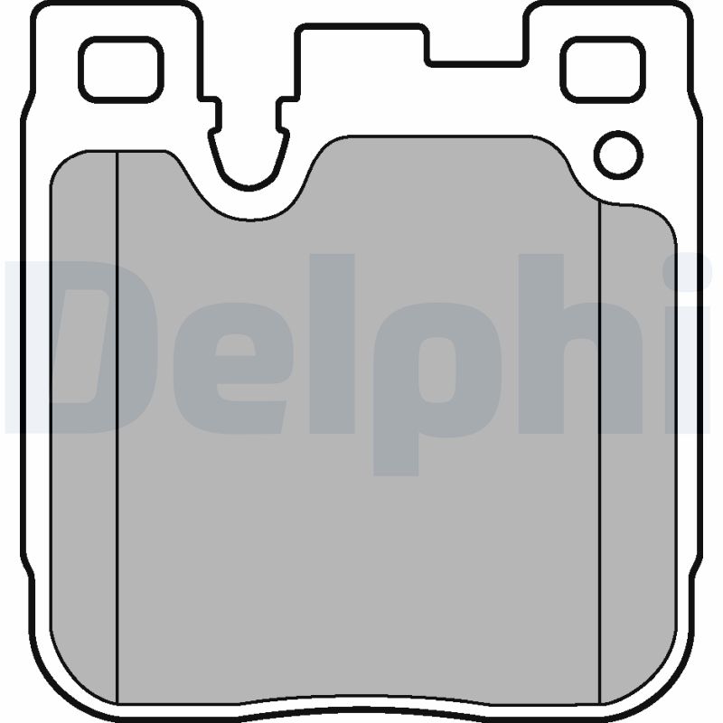 Комплект тормозных колодок, дисковый тормоз   LP3249   DELPHI