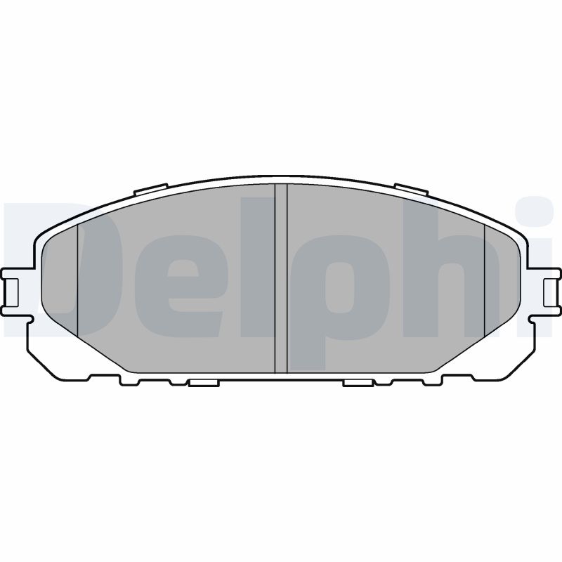 Комплект тормозных колодок, дисковый тормоз   LP3271   DELPHI
