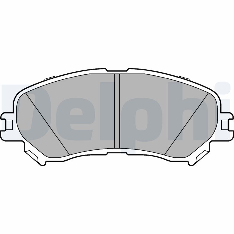 Комплект тормозных колодок, дисковый тормоз   LP3275   DELPHI