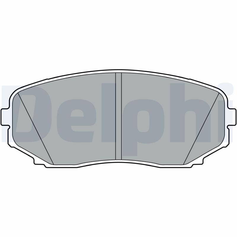 Комплект тормозных колодок, дисковый тормоз   LP3399   DELPHI