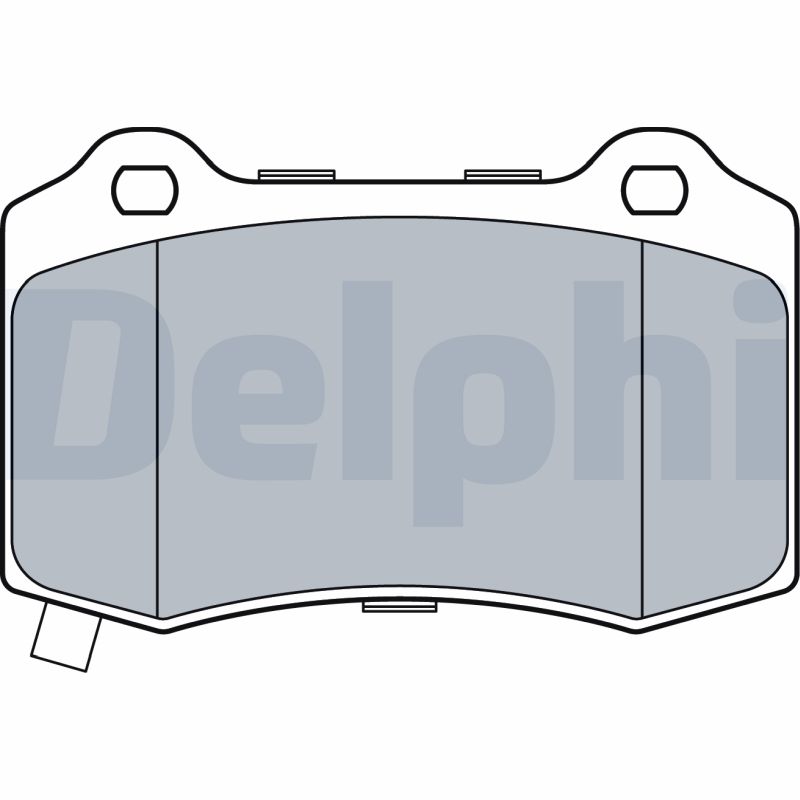 Комплект тормозных колодок, дисковый тормоз   LP3547   DELPHI