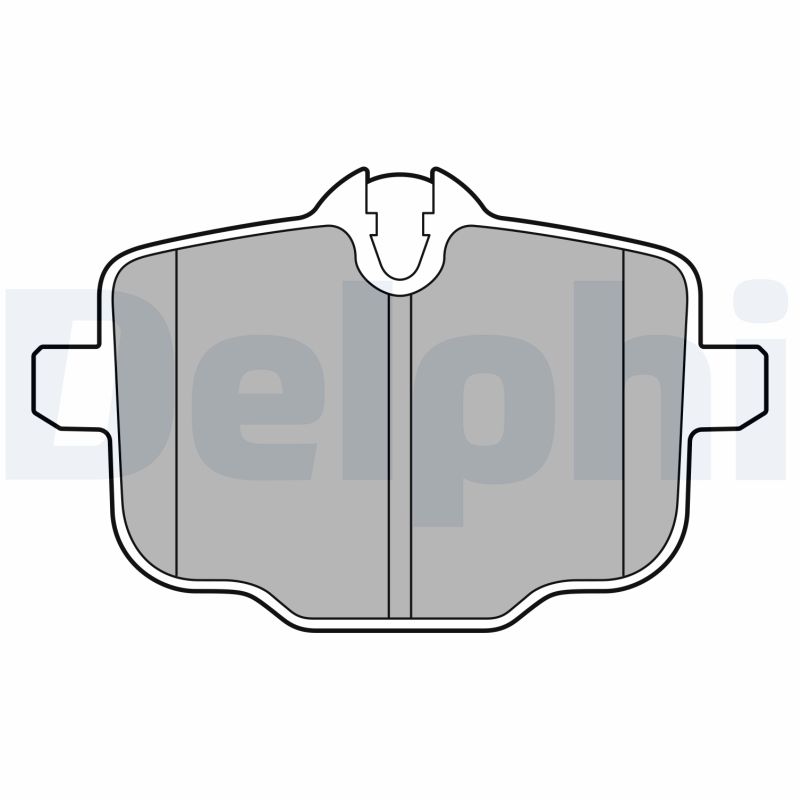 Комплект тормозных колодок, дисковый тормоз   LP3579   DELPHI