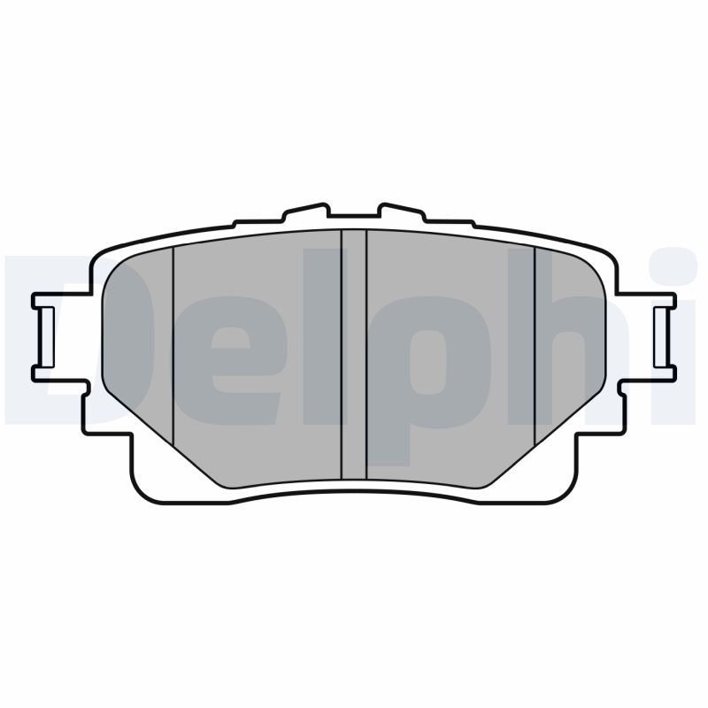 Комплект тормозных колодок, дисковый тормоз   LP3599   DELPHI