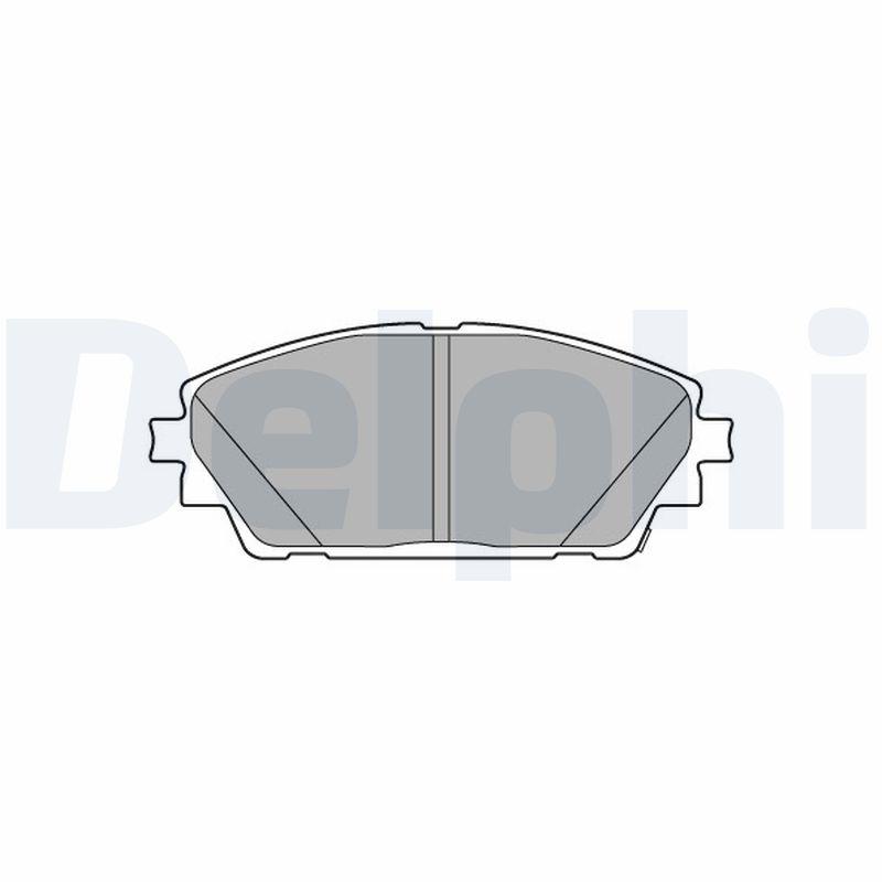 Комплект тормозных колодок, дисковый тормоз   LP3632   DELPHI