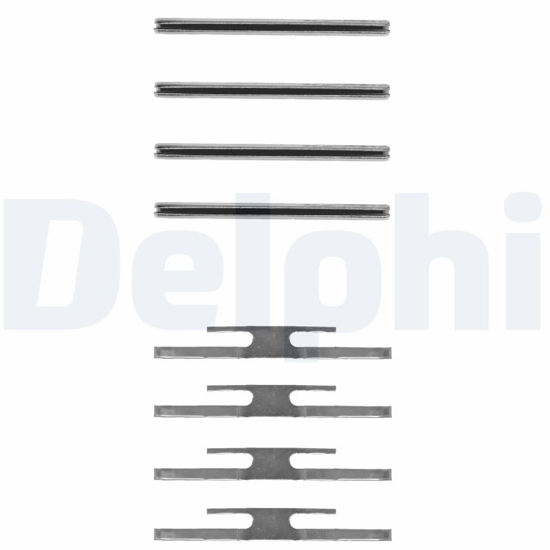 Комплектующие, колодки дискового тормоза   LX0055   DELPHI
