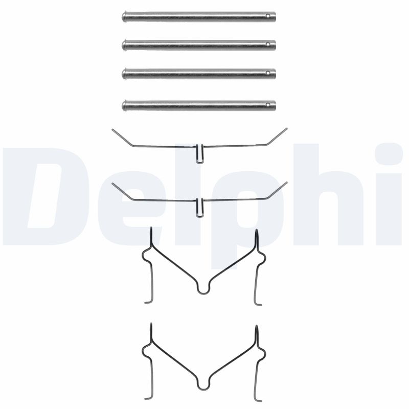 Комплектующие, колодки дискового тормоза   LX0182   DELPHI