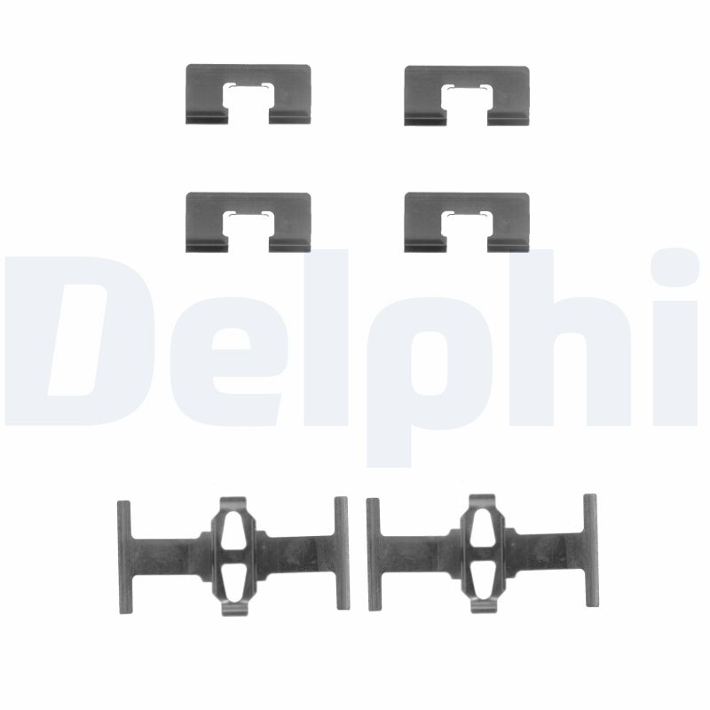 Комплектующие, колодки дискового тормоза   LX0197   DELPHI