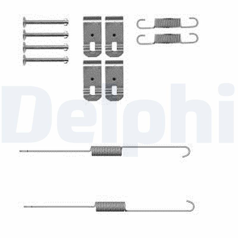Комплект приладдя, гальмівна колодка   LY1382   DELPHI