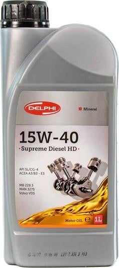 Моторное масло DELPHI Supreme Diesel 15W-40 4 л, 25185360