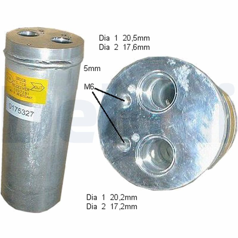 Осушувач, система кондиціонування повітря   TSP0175327   DELPHI