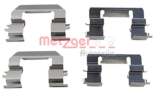 Комплектующие, колодки дискового тормоза   109-0014   METZGER