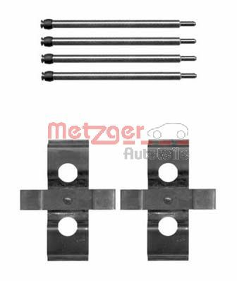 Комплектующие, колодки дискового тормоза   109-1611   METZGER