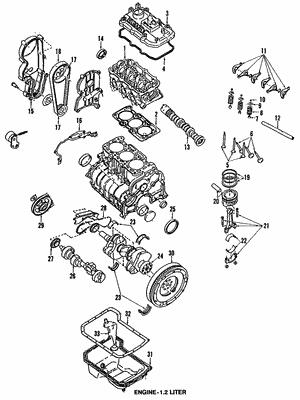 Уплотняющее кольцо, коленчатый вал   806768060   SUBARU