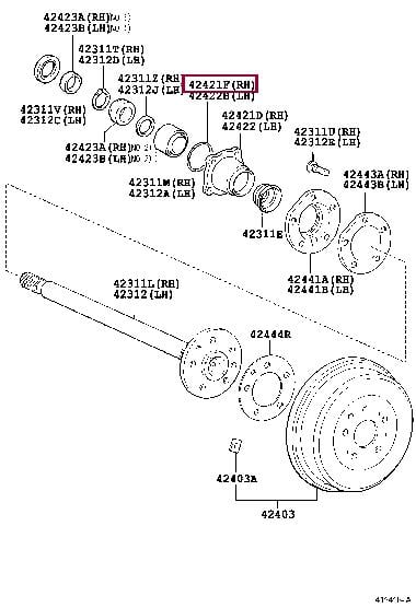 Комплект подшипника ступицы колеса   9030185004   TOYOTA