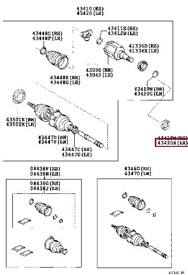 Уплотнительное кольцо вала, приводной вал   90311-T0037   TOYOTA