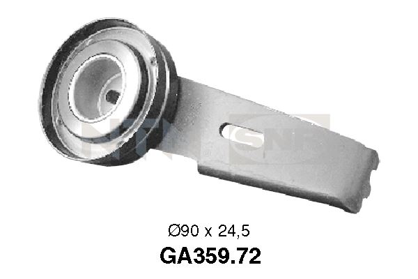 Натяжной ролик, поликлиновой ремень   GA359.72   SNR