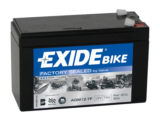 Стартерная аккумуляторная батарея, EXIDE, AGM12-7F