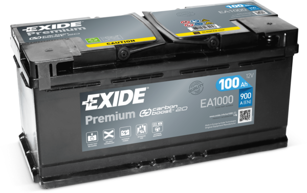 Стартерная аккумуляторная батарея, EXIDE, EA1000