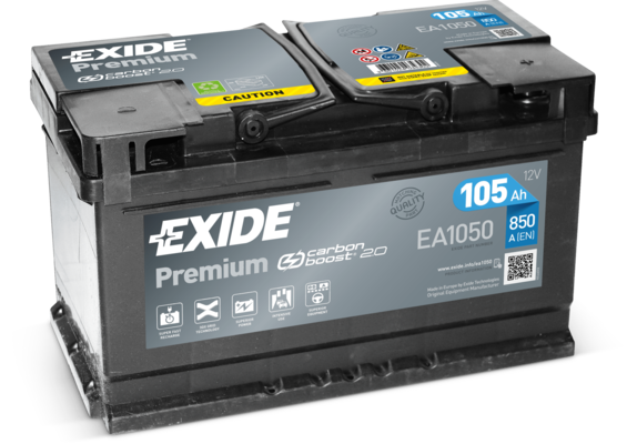 Стартерная аккумуляторная батарея   EA1050   EXIDE
