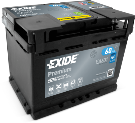 Стартерний акумулятор   EA601   EXIDE