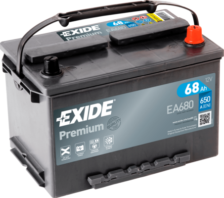 Стартерная аккумуляторная батарея   EA680   EXIDE