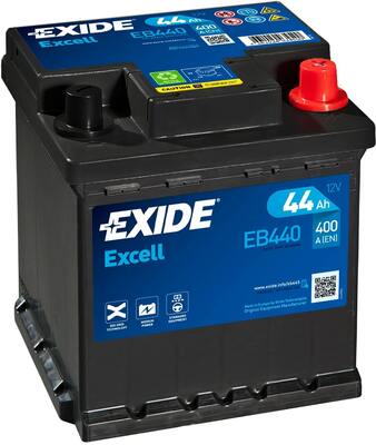 Стартерная аккумуляторная батарея   EB440   EXIDE