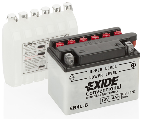 Стартерная аккумуляторная батарея   EB4L-B   EXIDE