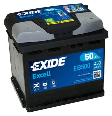 Стартерная аккумуляторная батарея   EB500   EXIDE