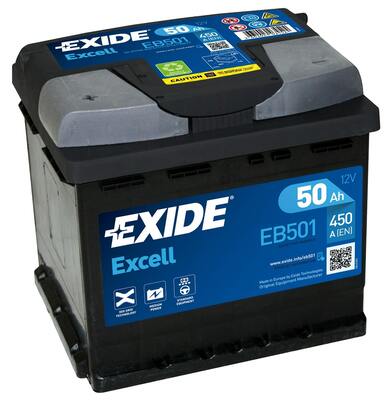 Стартерная аккумуляторная батарея   EB501   EXIDE