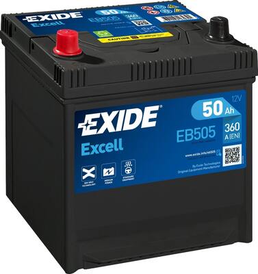 Стартерная аккумуляторная батарея   EB505   EXIDE