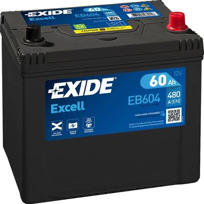 Стартерная аккумуляторная батарея   EB604   EXIDE