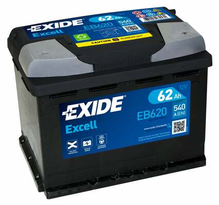 Стартерная аккумуляторная батарея   EB620   EXIDE