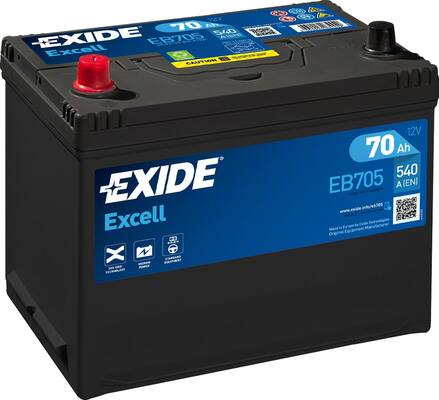 Стартерная аккумуляторная батарея   EB705   EXIDE