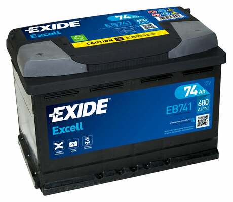Стартерная аккумуляторная батарея   EB741   EXIDE