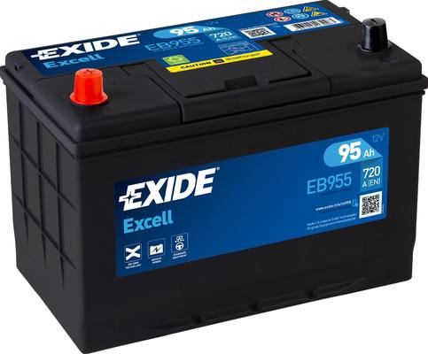 Стартерная аккумуляторная батарея   EB955   EXIDE